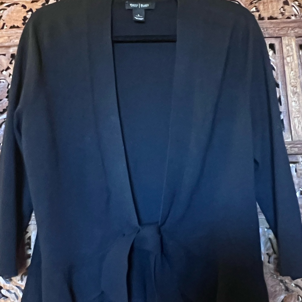 White House Black Market Elegant Black Sweater